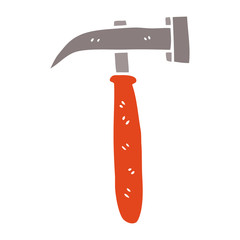 cartoon doodle hammer