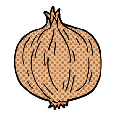 cartoon doodle onion
