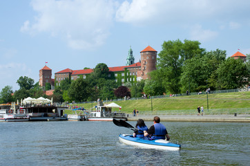 Wawel castle on the Vistula.