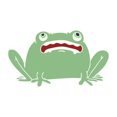 cartoon doodle frog