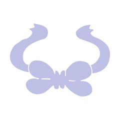 Obraz premium cartoon doodle bow tie