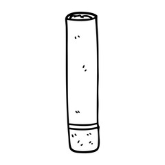 line drawing cartoon tobacco cigarette