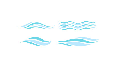Wave logo template