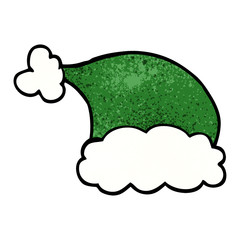 cartoon doodle elf hat