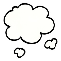 cartoon doodle cloud