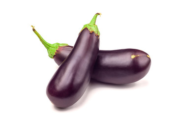 Eggplant isolated on white background