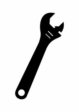 Wrench dark silhouette