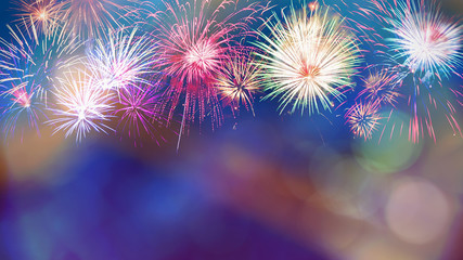 Colorful firework background 2