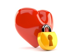 Heart with padlock © Talaj