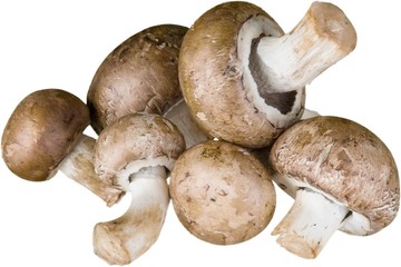 Crimini Mushrooms - Isolated