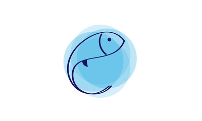 Fresh Fish Vector Logo Design
