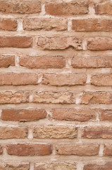 Old  bricks wall closeup