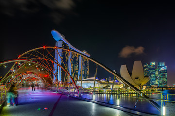 SIngapore city at night