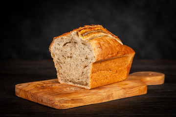 Homemade banana bread