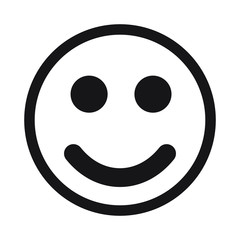smile icon vector