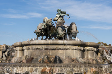 Obraz premium Gefion Fountain Copenhagen Denmark