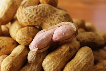 掘り立て落花生