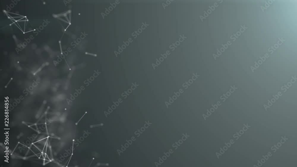 Poster nanotechnology abstract plexus cadetblue color background,seamless network social media with copy sp
