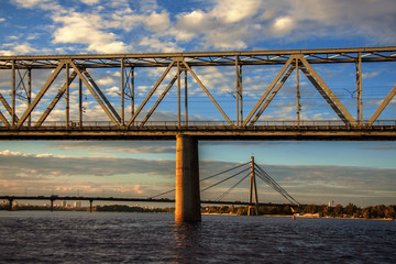 Bridges in Kiev City, Ukraine