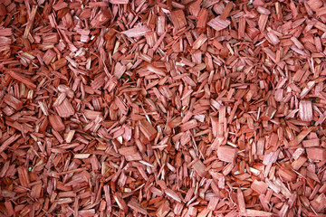 Texture of mulch