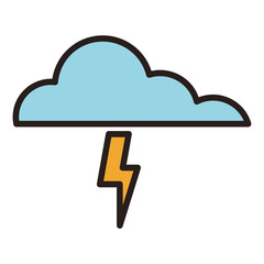 Storm weather symbol
