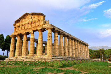 The Temple of Athena or Temple of Ceres (about 500 BC) is a Greek temple located in  Capaccio...