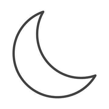 quarter moon symbol