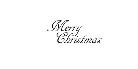Merry Christmas Lettering