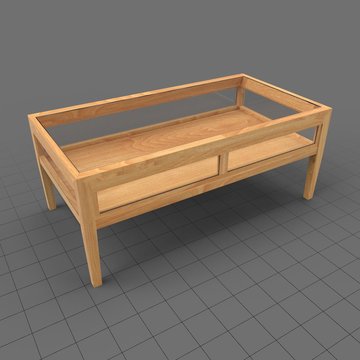 Wooden display table
