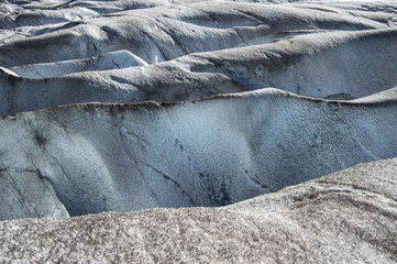 textura del glaciar Mendenhall Juneau Alaska