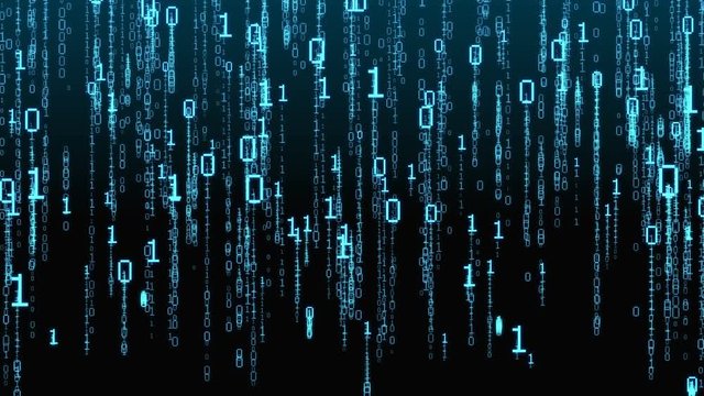 Computer code. Matrix.