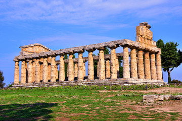 The Temple of Athena or Temple of Ceres (about 500 BC) is a Greek temple located in  Capaccio...