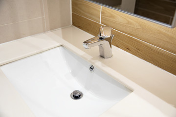 Bathroom sinks and faucets