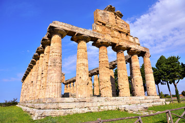 The Temple of Athena or Temple of Ceres (about 500 BC) is a Greek temple located in  Capaccio...