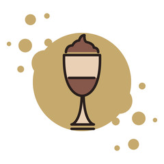 Capuccino coffee cup