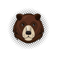 Bear face cool sketch