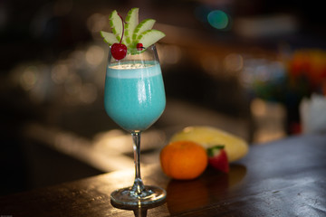 Cocktail between apple and cherry