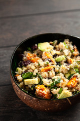 Quinoa salad in a bowl