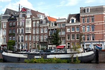 Boats and Buildings on a Canal