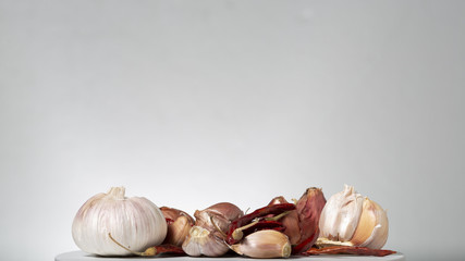 Garlic, shallot and dried chili All flavors are spicy. The main ingredient in Thai food.