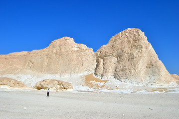 Aqabat mountains in Sahara desert, Egypt