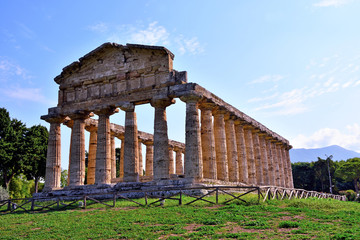 The Temple of Athena or Temple of Ceres (about 500 BC) is a Greek temple located in  Capaccio...