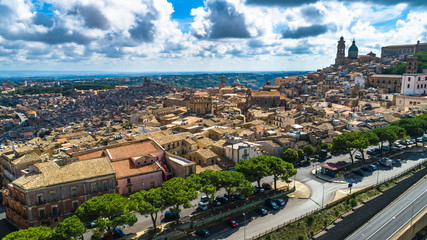 Caltagirone  is a town and comune in the Metropolitan City of Catania, on the island of Sicily, southern Italy.