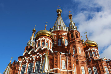 Fototapeta na wymiar Holy Michael Cathedral, Izhevsk