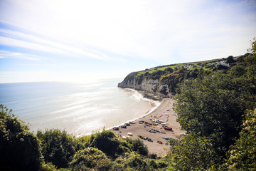 Beer beach in Devon