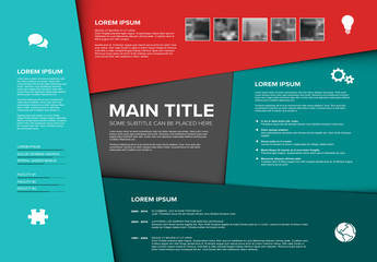 5 Section Infographic Layout