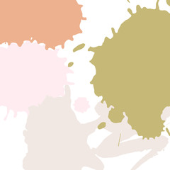 Fototapeta na wymiar illustration. Background of multi-colored blots of ink