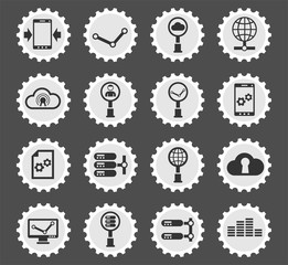 social network icon set