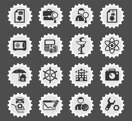 job search icon set