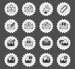 envelope icon set